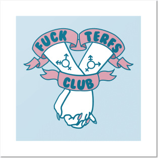 fuck terfs club Posters and Art